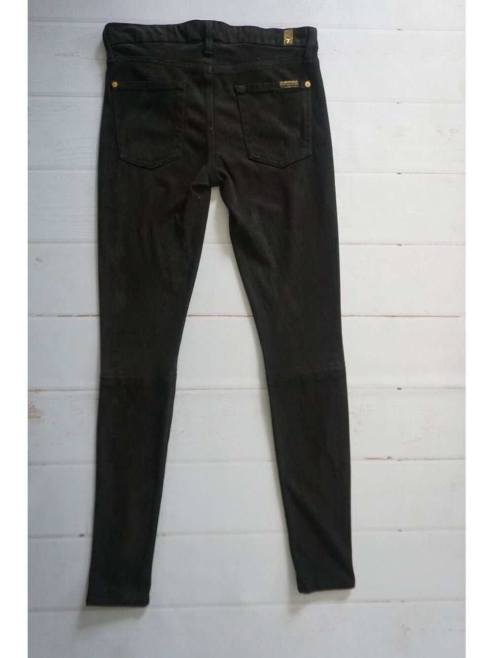 7 For All Mankind Women’s Black Skinny Pants – 27 - Picture 8 of 9